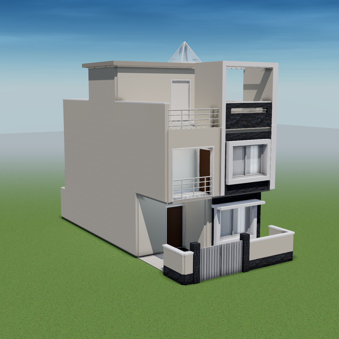 The house, drawn by its live viewer